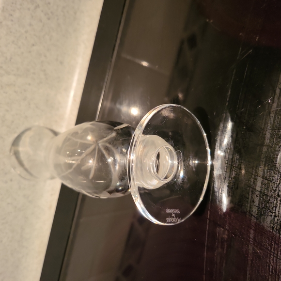 Waterford Vintage Etched Bud Vase 7" - Picture 5 of 6